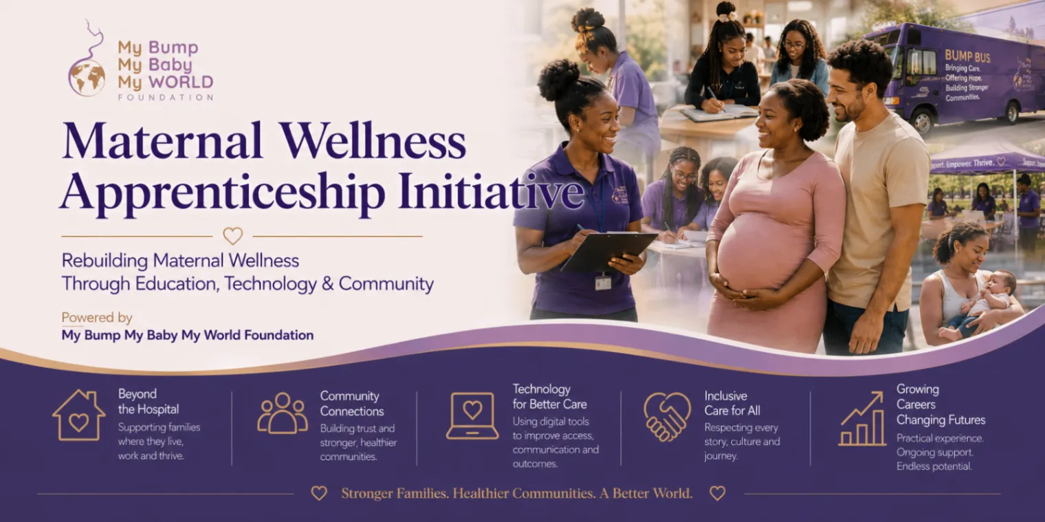 Maternal wellness initiative artwork